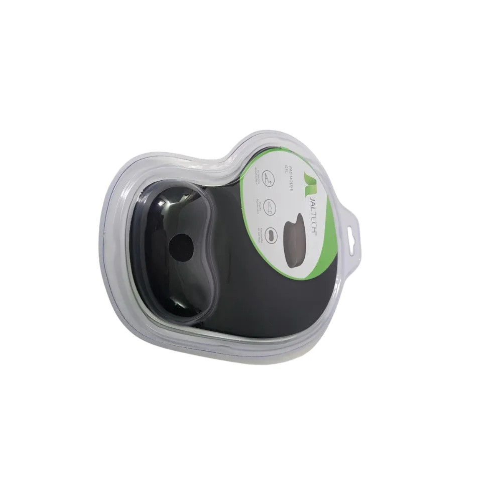 Pad Mouse Jaltech descansa muñeca en gel, negro