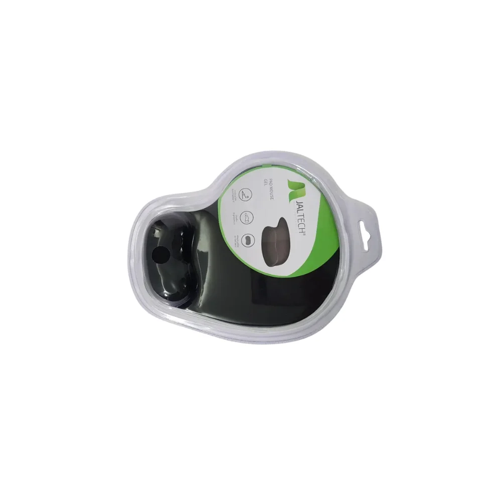 Pad Mouse Jaltech descansa muñeca en gel, negro