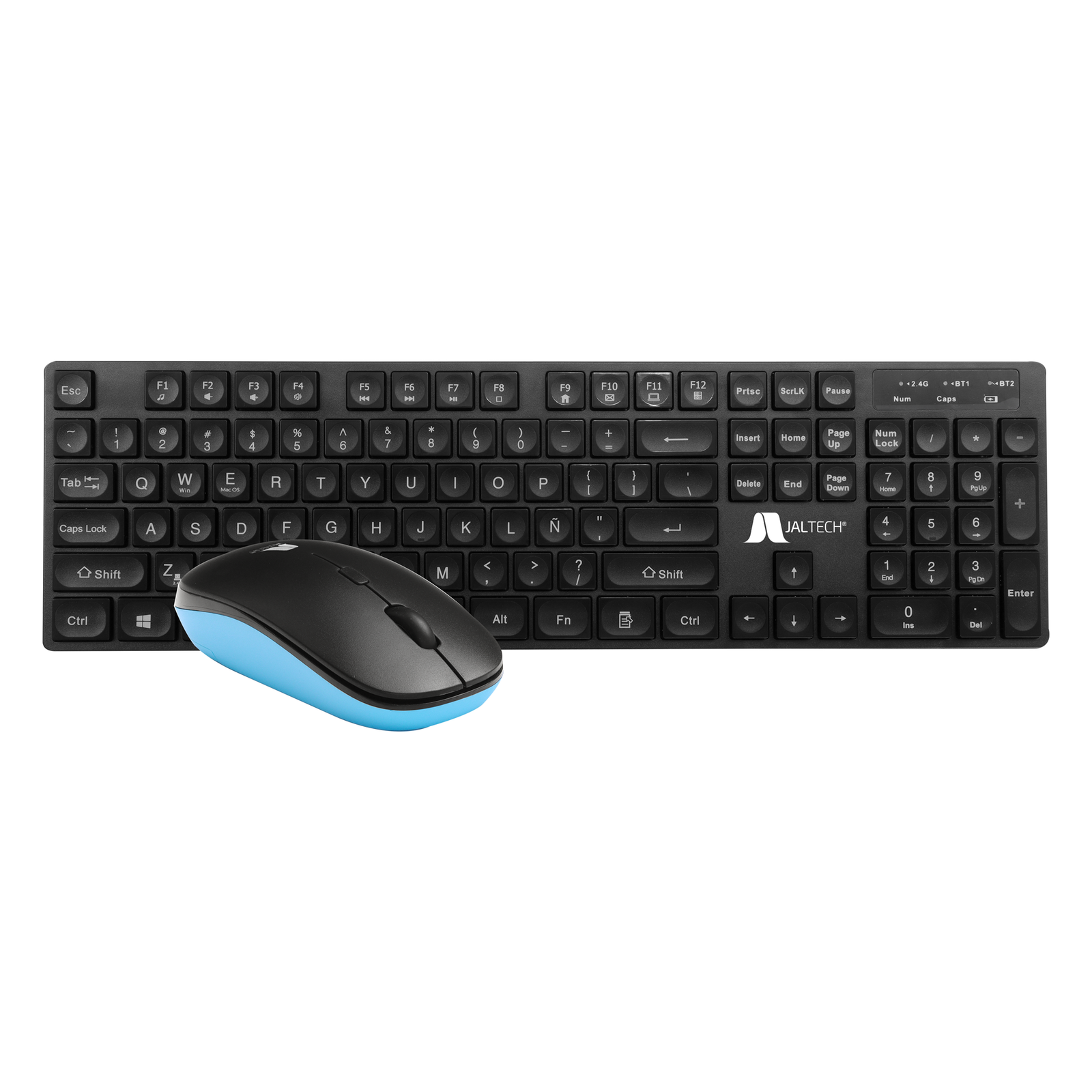 Combo Teclado Mouse Jaltech K10C Inalámbrico Azul