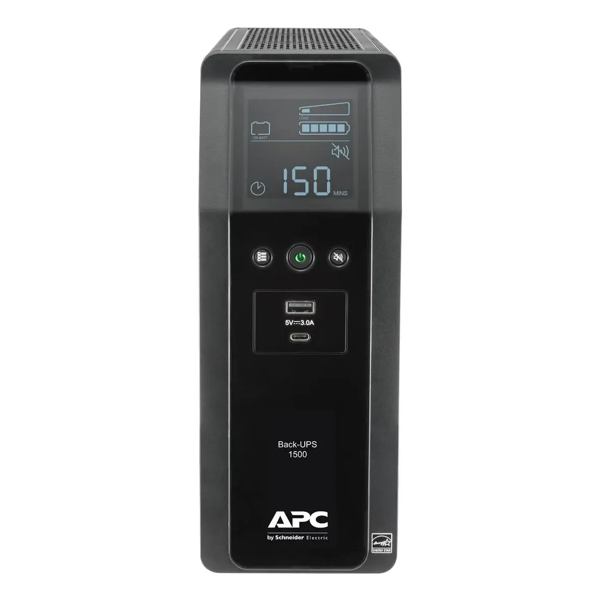 UPS APC Back-UPS 1500 con pantalla LCD y carga USB-C