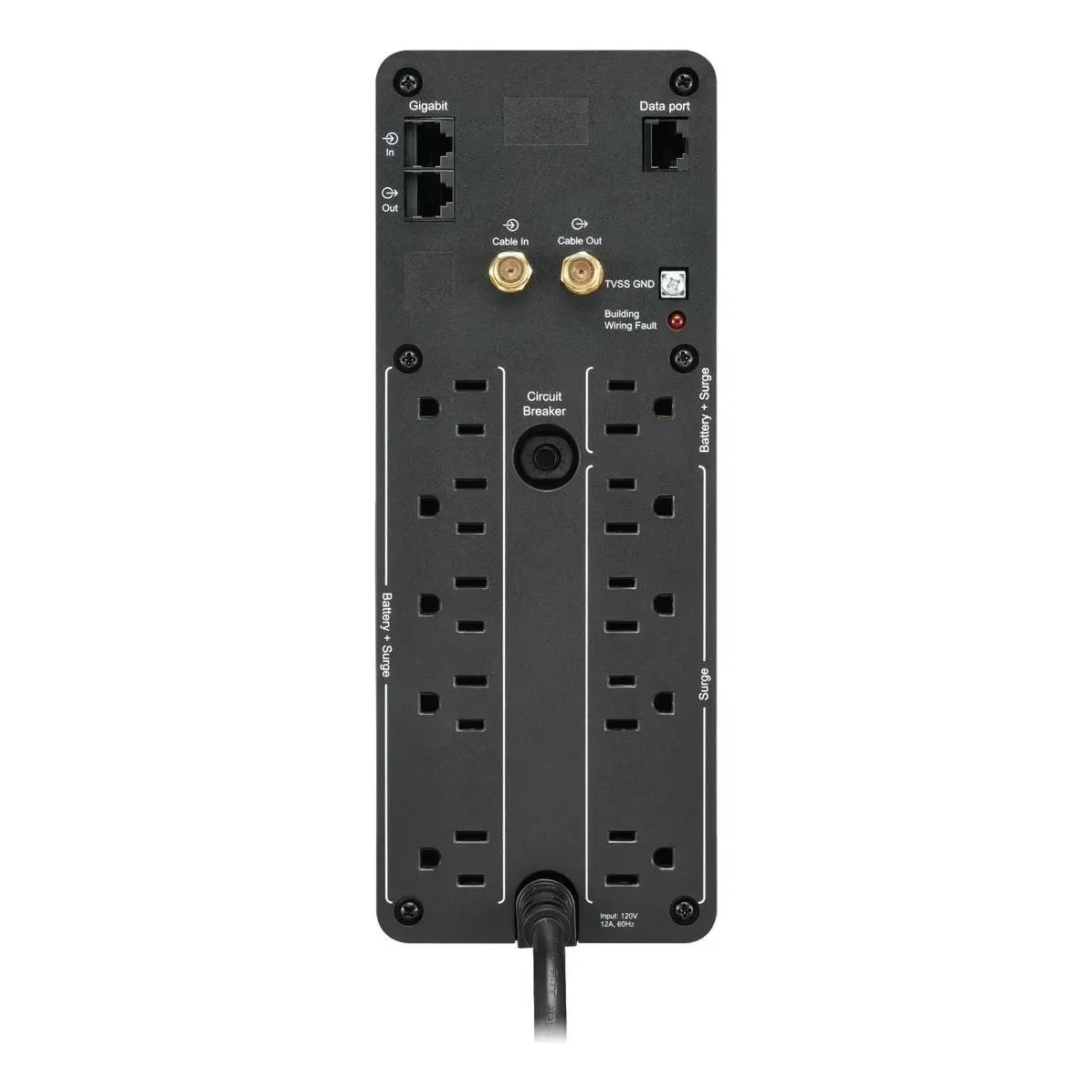 UPS APC Back-UPS 1500 con pantalla LCD y carga USB-C
